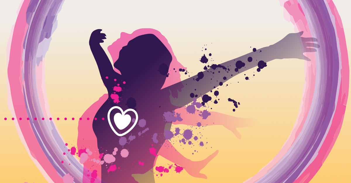 Vektorillustration ähnlich wie das Titelbild - zwei Frauensilhouetten strecken die Arme aus Vektorillustration ähnlich wie das Titelbild - zwei Frauensilhouetten strecken die Arme aus